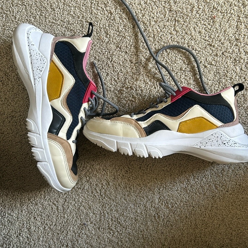 Zara colorful chunky sneakers size 37